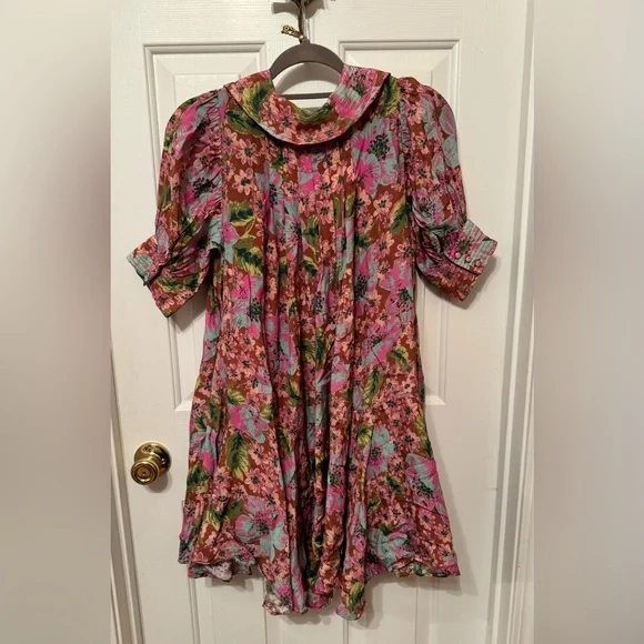 FREE PEOPLE ~ Moon Chaser Mini Dress ~ Size S - Picture 12 of 16
